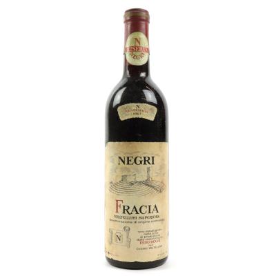 N.Negri Fracia 1967 Valtellina Superiore Riserva