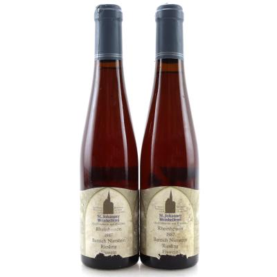 St. Johanner Bereich Nierstein Riesling Eiswein 1987 Rheinhessen 2x37.5cl