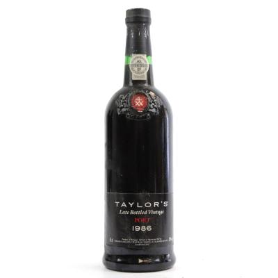 Taylor's 1986 LBV Port