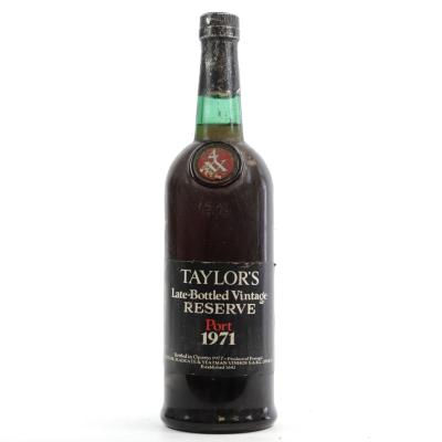 Taylor's 1971 LBV Reserve Port