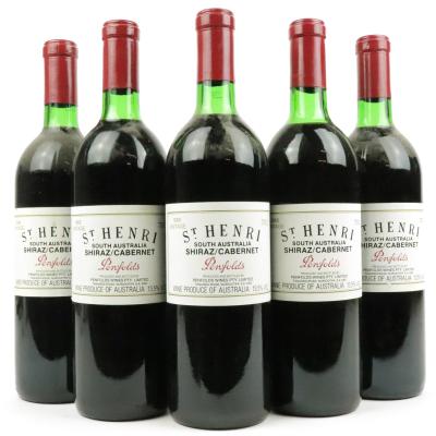 Penfolds St Henri Shiraz Cabernet 1988 South Australia 5x75cl