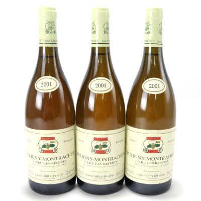 L.Carillon Les Referts 2001 Puligny-Montrachet 1er-Cru 3x75cl