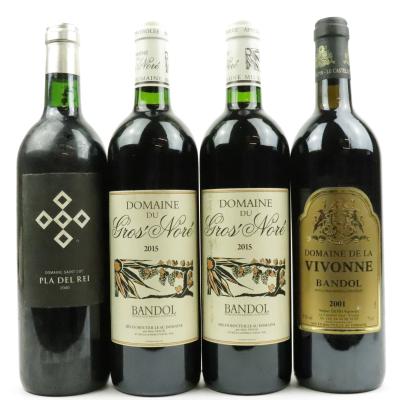 Assorted Southern French Red Wines 4x75cl