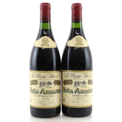 Viña Ardanza 1990 Rioja Reserva 2x75cl