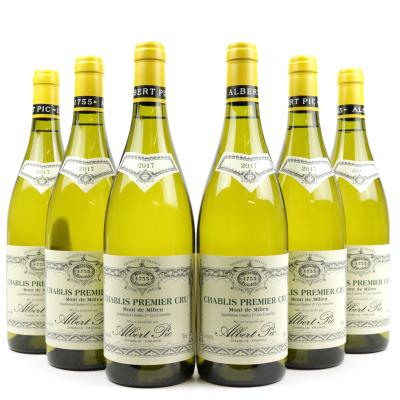 A.Pic Mont De Milieu 2017 Chablis 1er-Cru 6x75cl