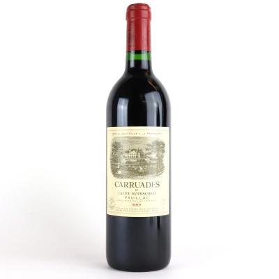 Carruades De Lafite 1989 Pauillac