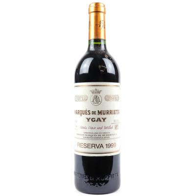 Marques De Murrieta Ygay 1999 Rioja Reserva