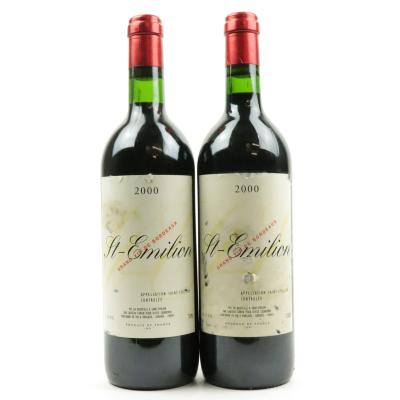 Cazabonne 2000 St-Emilion 2x75cl