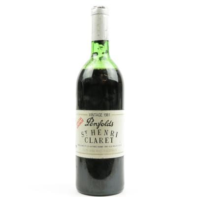 Penfolds St Henri Claret 1981 South Australia