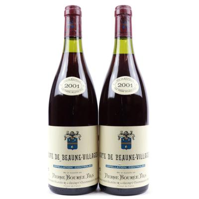 P.Bouree 2001 Cote De Beaune-Villages 2x75cl