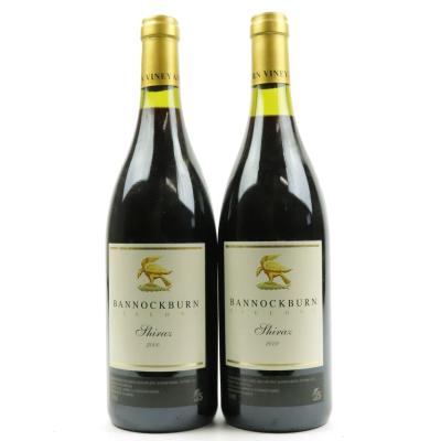 Bannockburn Shiraz 2000 Geelong 2x75cl