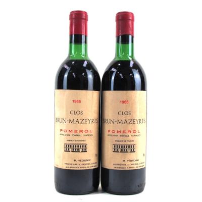 Ch. Brun-Mazeyres 1966 Pomerol 2x73cl