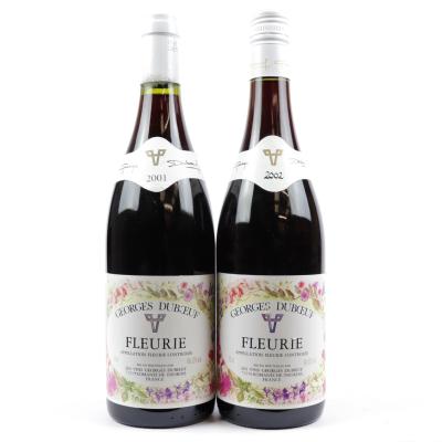 G.Duboeuf 2001 & 2002 Fleurie 2x75cl