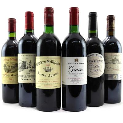 Assorted Bordeaux & Corbieres Wines 6x75cl