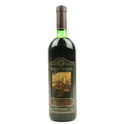 Banfi 1978 Brunello di Montalcino Riserva