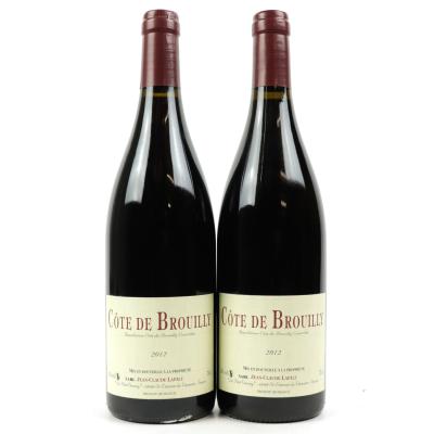 J.C.Lapalu 2012 Cote De Brouilly 2x75cl