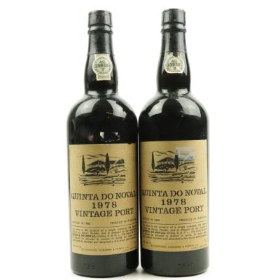 Quinta Do Noval 1978 Vintage Port 2x75cl