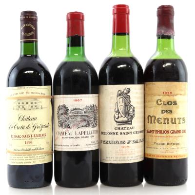 Assorted St-Emilion Wines 4x75cl