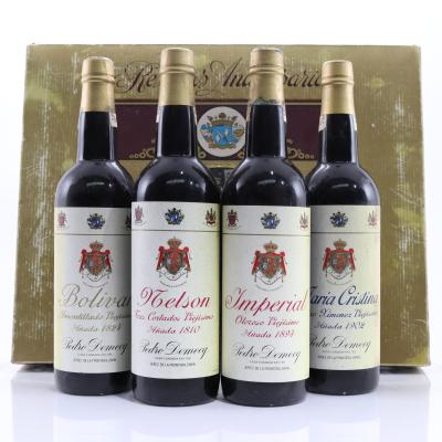 Pedro Domecq Reservas Aniversario 4x75cl / Presentation Set