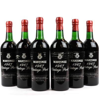 Martinez 1967 Vintage Port / 6 Bottles