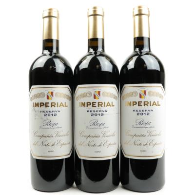 CVNE Imperial 2012 Rioja Reserva 3x75cl