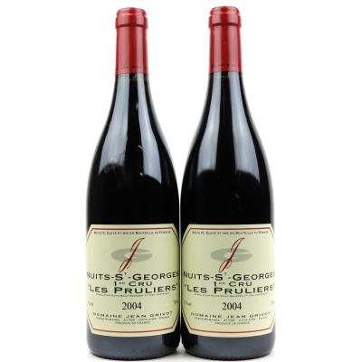 Dom. J.Grivot Les Pruliers 2004 Nuits-St-Georges 1er-Cru 2x75cl