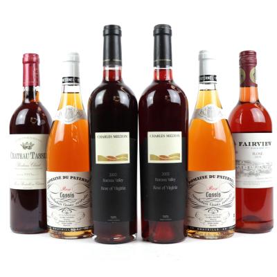 Assorted Rose Wines 6x75cl