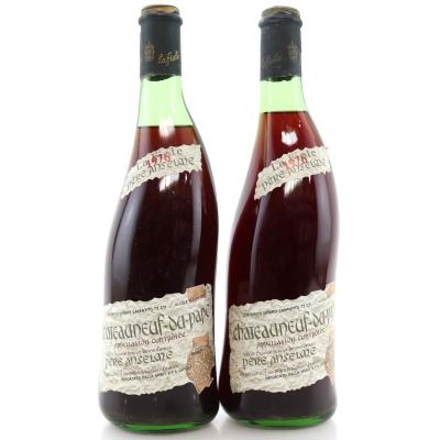 Pere Anselme La Fiole 1976 Chateauneuf-Du-Pape 2x75cl