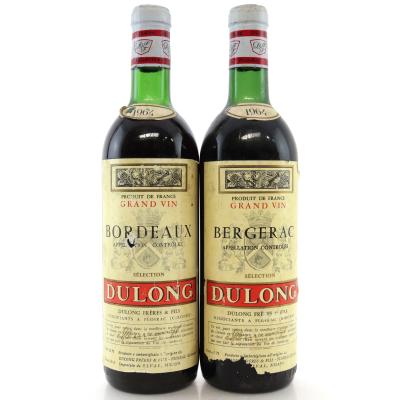 Dulong Selection 1964 Bergerac & Bordeaux 2x75cl