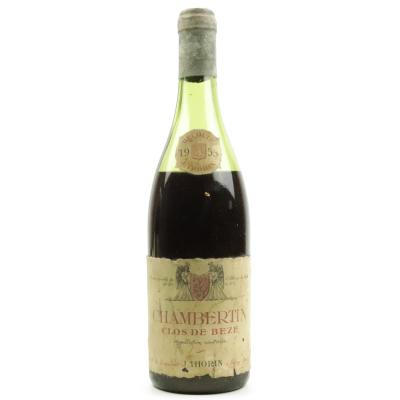 J.Thorin Clos De Beze 1955 Chambertin Grand-Cru