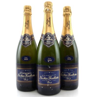 Nicolas Feuillatte 2000 Vintage Champagne 3x75cl