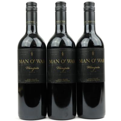 Man O' War Warspite 2012 Ponui Island 3x75cl