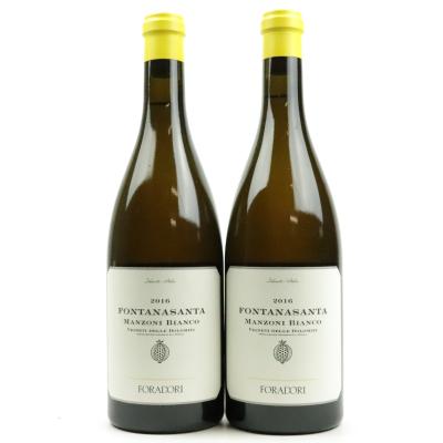 Foradori Fontanasanta Manzoni Bianco 2016 Dolomiti 2x75cl