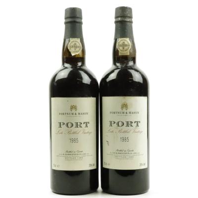 Burmester 1985 LBV Port 2x75cl / Fortnum & Mason