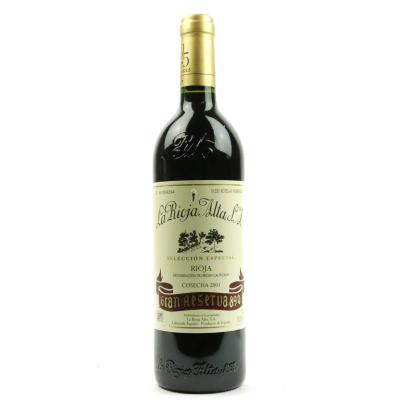 La Rioja Alta 890 2001 Rioja Gran Reserva