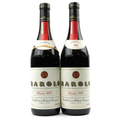 S&B Borgogno 1981 Barolo Riserva 2x75cl