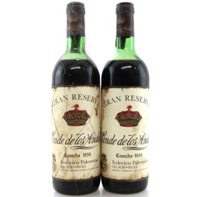 F.Paternina Conde De Los Andes 1959 Rioja Gran Reserva 2x75cl