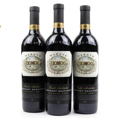 Hardys Oomoo Cabernet Sauvignon 2001 South Australia 3x75cl