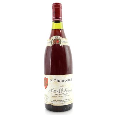 F.Chauvenet Les Plateaux 1988 Nuits-Saint-Georges