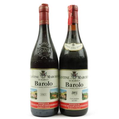 Marchesi Di Barolo 1981 & 1983 Barolo 2x75cl