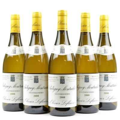 O.Leflaive Enseigneres 2008 Puligny-Montrachet 5x75cl