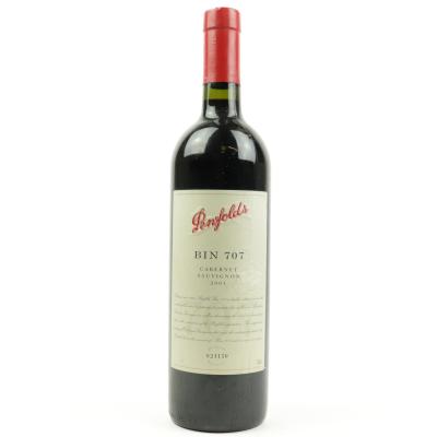 Penfolds Bin 707 Cabernet Sauvignon 2001 South Australia