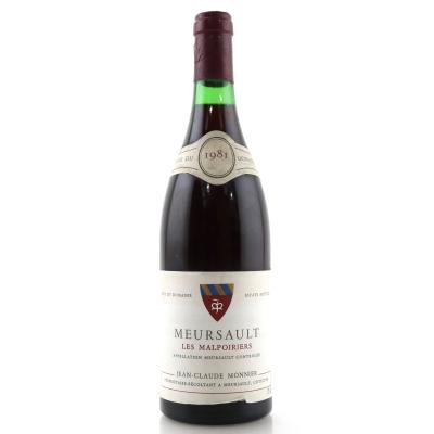 J.C.Monnier Les Malpoiriers 1981 Meursault