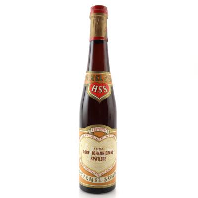 Sichel Dorf Johannisberg Spatlese 1953 Rheingau / Half Bottle