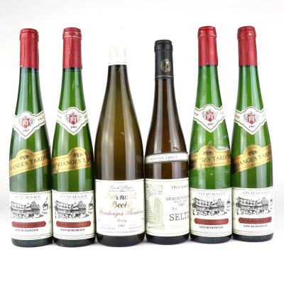 Assorted Vendanges Tardives 1997 Alsace / 6 Bottles