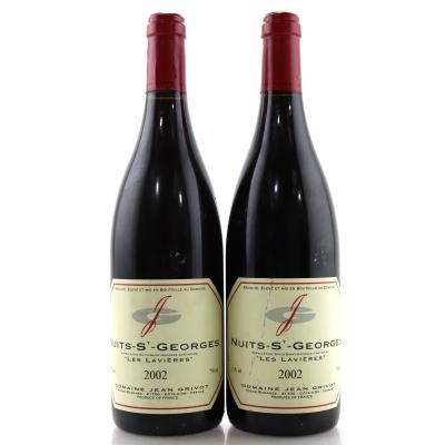 Dom. J.Grivot Les Lavieres 2002 Vosne-Romanee 2x75cl