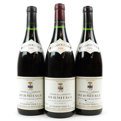 M.Chapoutier Monier de la Sizeranne 1988 Hermitage 3x75cl