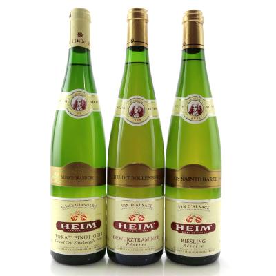 Assorted Heim 1997-2001 Alsace 3x75cl