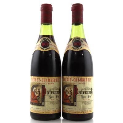 Patriarche 1970 Gevrey-Chambertin 2x75cl