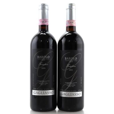 Gagliasso Torriglione 2001 & 2004 Barolo 2x75cl